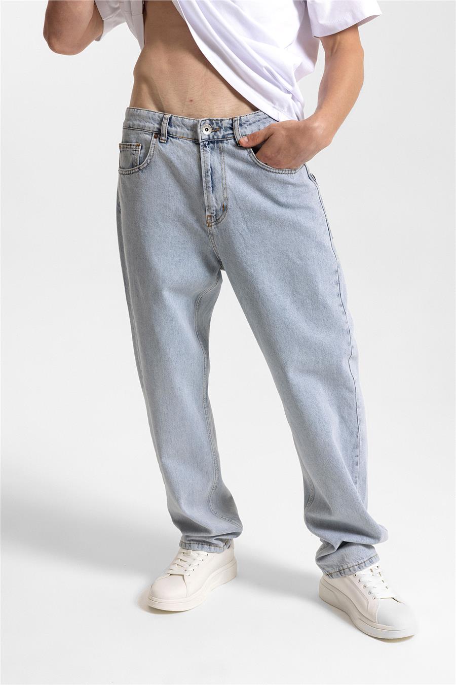 REVERSED CEP DETAYLI RELAXED FIT JEAN